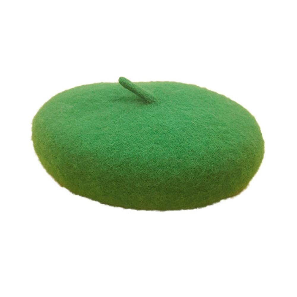 Ins Solid Color Mini Cat Accessories Dog Beret Cat Hat Pet Wool Cap Pet Headwear