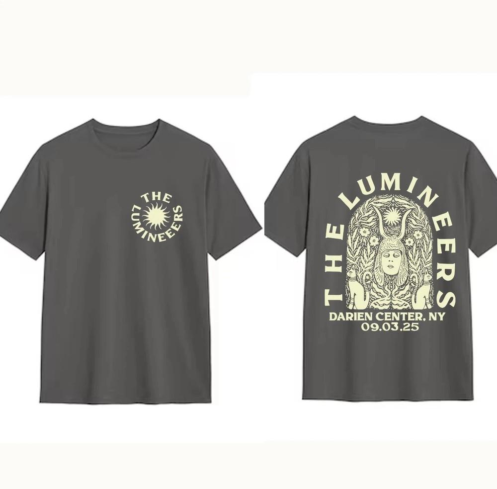 (Charcoal) Lumineers At Soldier Field Chicago Aug 30 2025 Concert Tee POPULAR Unisex T-Shirt XXXXL