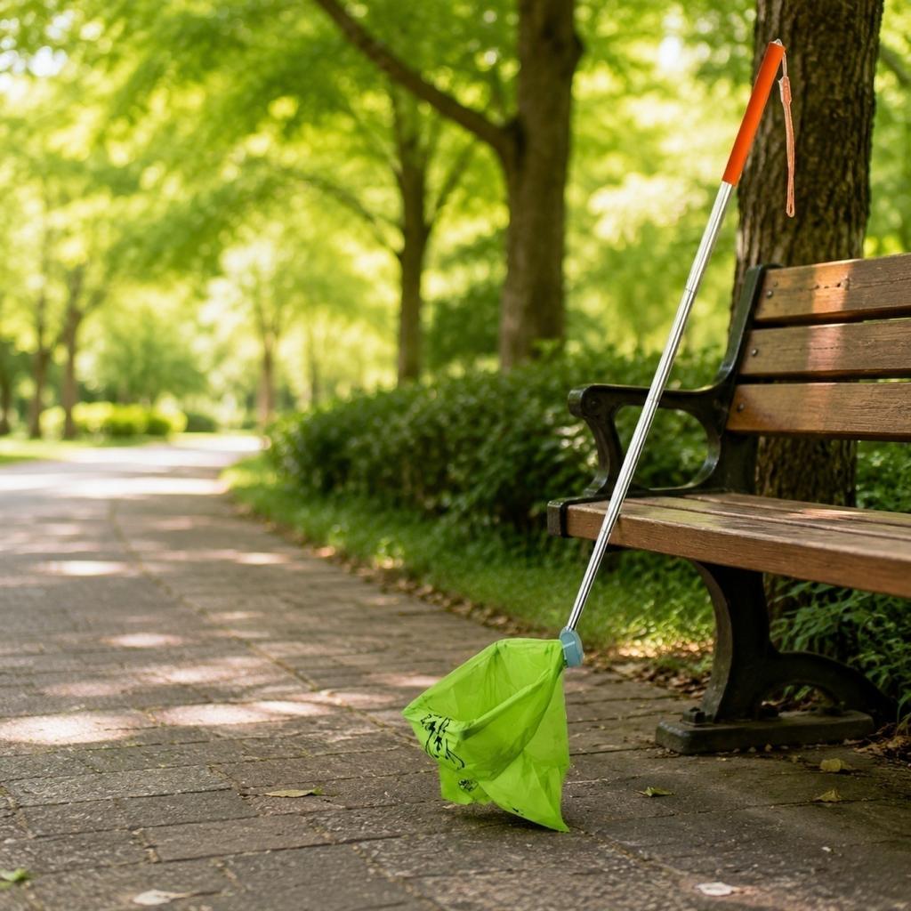 Dog Poop and Holder - Outdoor Waste Collection Tool for Easy