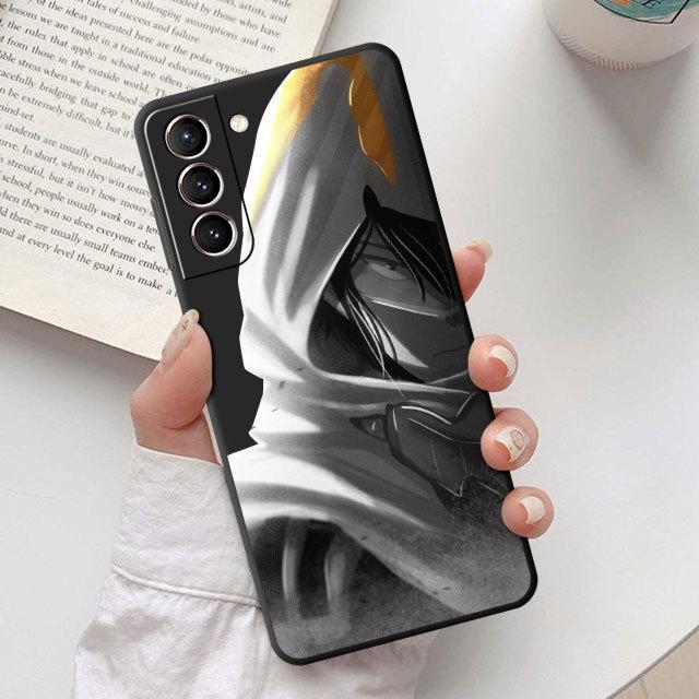 Matte Black Soft Bag Case For Samsung Galaxy S10e S10 S9 S23 Ultra 5g S8 S7 S20 Fe S21 S22 Plus S9plus My Hero Academia Cover