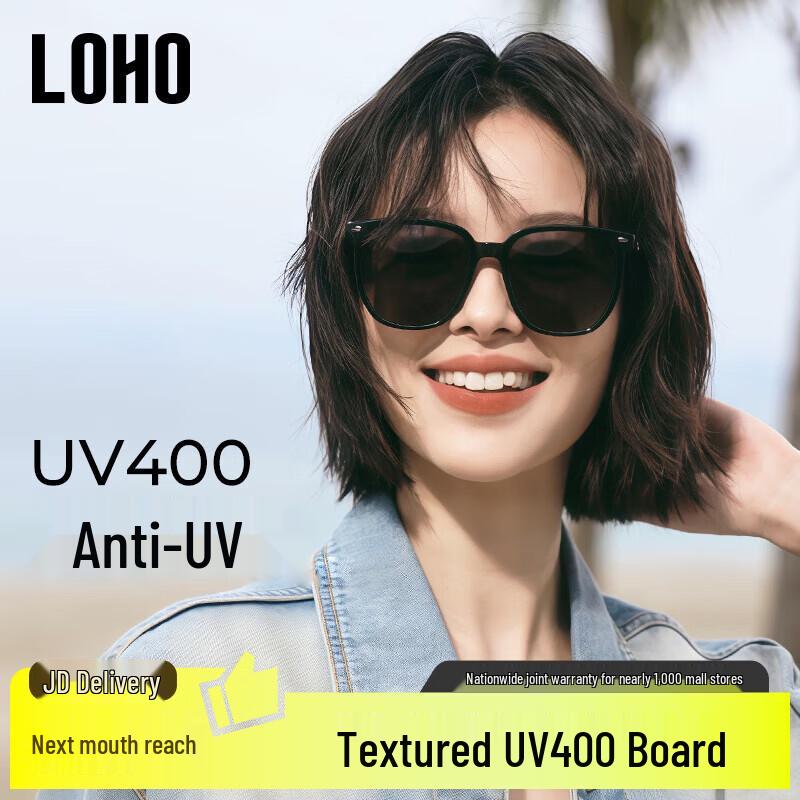 LOHO Unisex Polarized Square Sunglasses