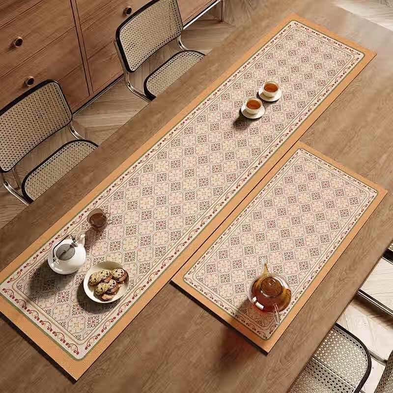 Yuduo HC Waterproof Table Runner & Tea Mat Set