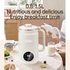 1200ML Elektrische Sojamilchmaschine Automatischer Intelligenter Food Blender Filterloser Sojamilchbereiter Reisbrei-Hersteller Wasserkocher