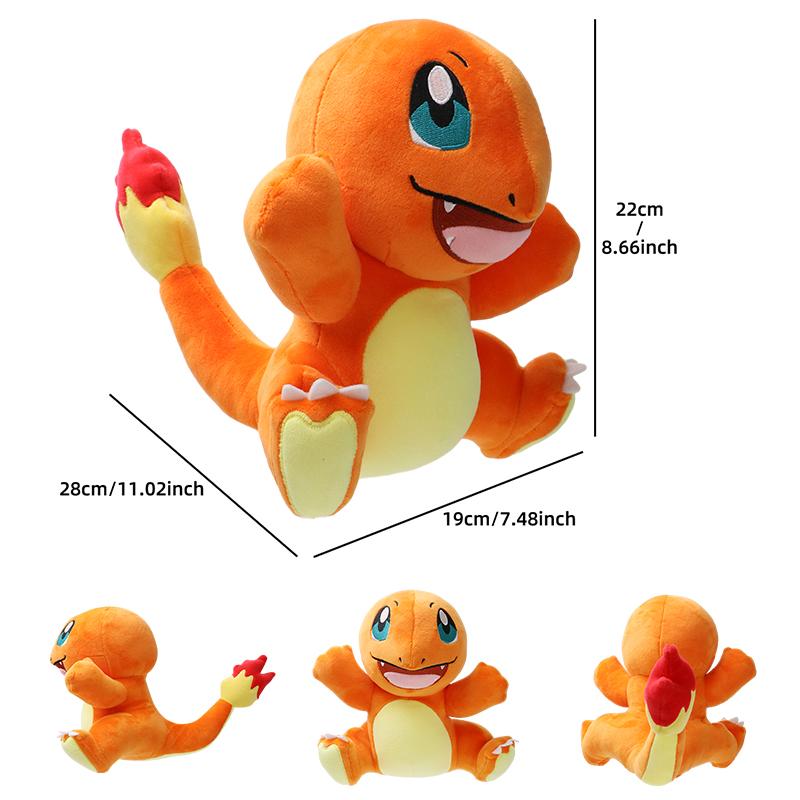 Squirtle Jigglypuff Plyšové hračky Charizard Marill Bulbasaur Vyplněné panenky Kreslené panenky Kawaii Dárek k narozeninám