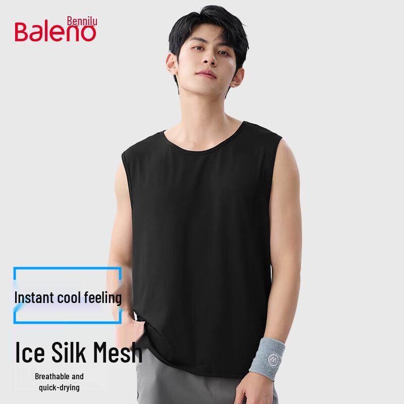 Baleno Men's Ice Silk Mesh Breathable Quick-Dry Tank Top
