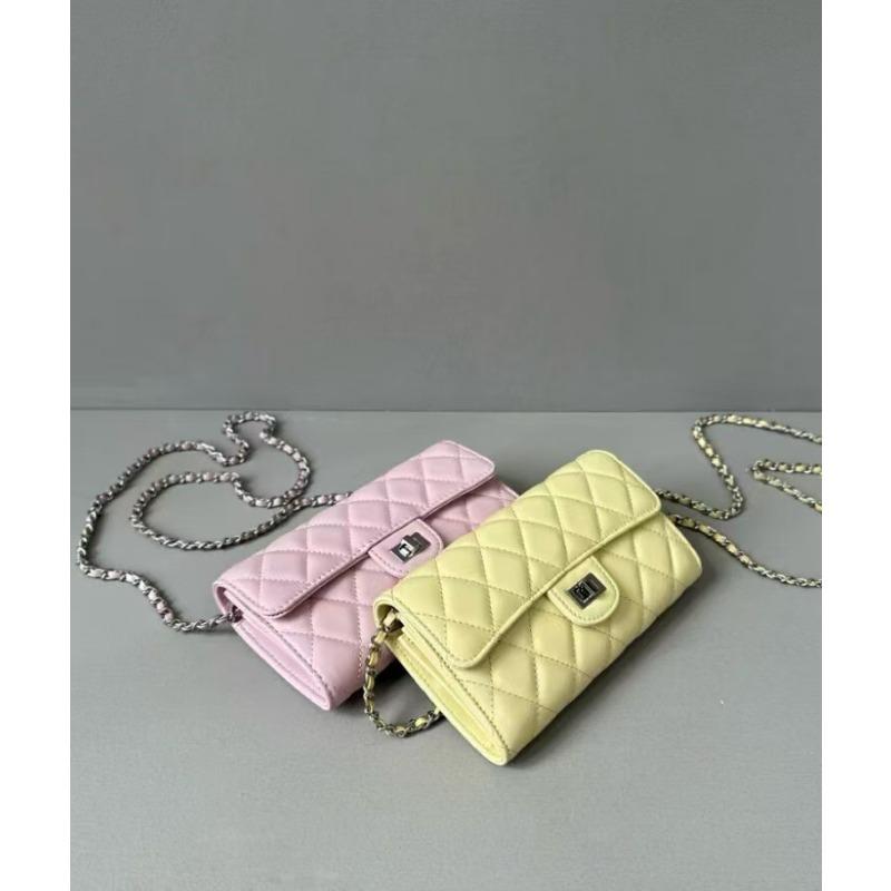 Change Bag Female Chick Yellow Mobile Phone Bag New Diamond Chain Bag Versatile Shoulder Messenger Bag