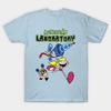 Camiseta Masculina Preta Estampada Laboratório de Dexter Estampa em Papel de Transferência Sem Corte Algodão Camiseta
