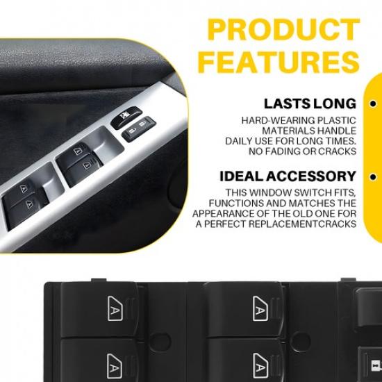 Driver Left Master Power Window Control Switch For 2009 10-2012 Nissan Maxima EK