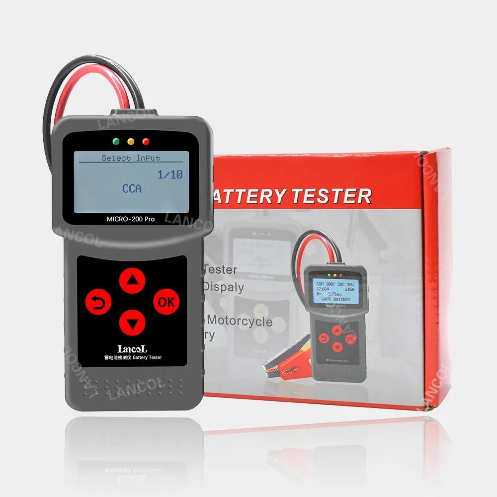 Lancol Micro200Pro Tester Pojemności Baterii 12v Tester Baterii Samochodowej Do Warsztatu Samochodowego Narzędzia Samochodowe Mechaniczne
