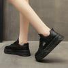 Fashion Simple Design Women Platform Sneakers Fashion Comfortable Lace-up Small White Shoes Student Board Shoes Non Slip Vulcanized Shoe