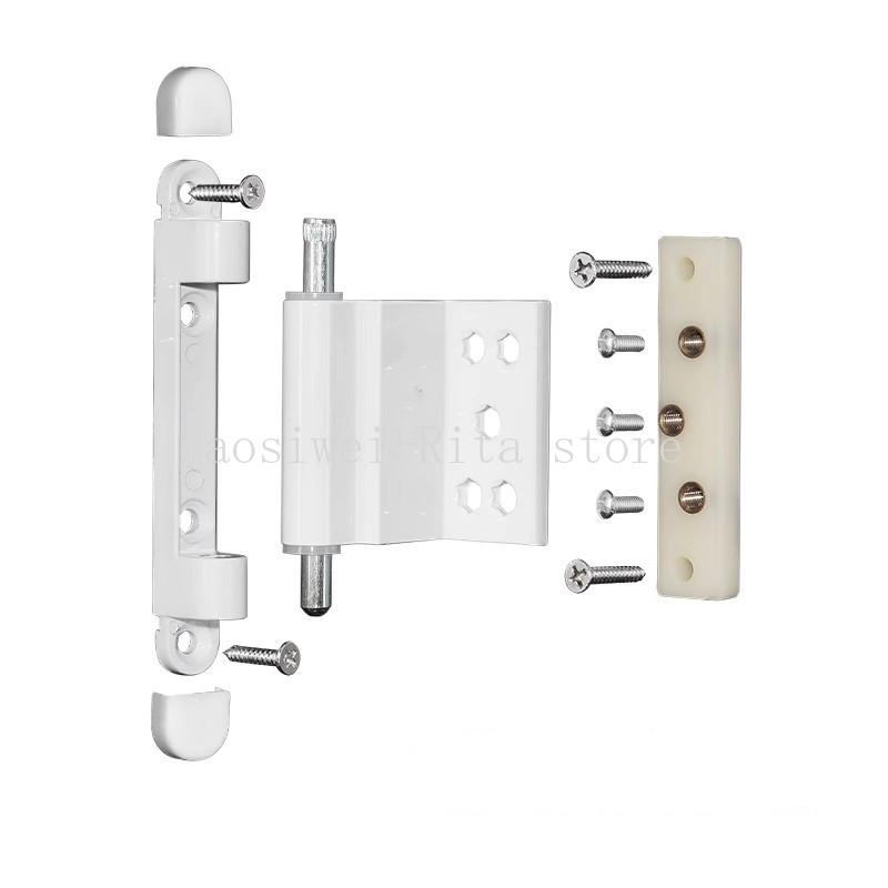 1PC Plastic Steel Casement Window Hinges Old-fashioned Sliding Door and Window Right-angle Hinges Furniture Door Accessories