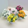 Artificial Daisy Silk Flowers Set Home Decor Table Centerpiece Living Room Dining Arrangement