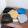 Knitted hat women's autumn and winter big head circumference embroidered wool hat versatile bag head to keep warm and show a small cold hat