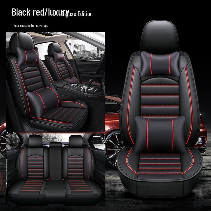 Pernă universală din piele pentru scaun auto pentru camionete cu cinci locuri, pentru toate anotimpurile, protecție completă