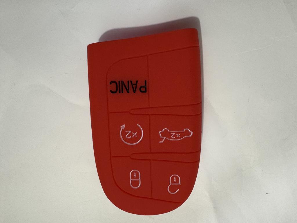 Silicone Car Key Case Cover For Jeep Renegade Compass Grand Cherokee For Chrysler Wrangler For Dodge Challenger Journey Charger