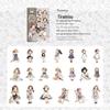 MomoPET Dollhouse Series White Ink Sticker Pack for DIY Journals - Set of 6 Types