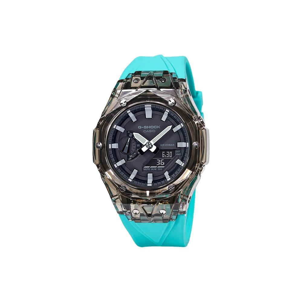 Casio Unisex Black Watch GA-2100-1A-