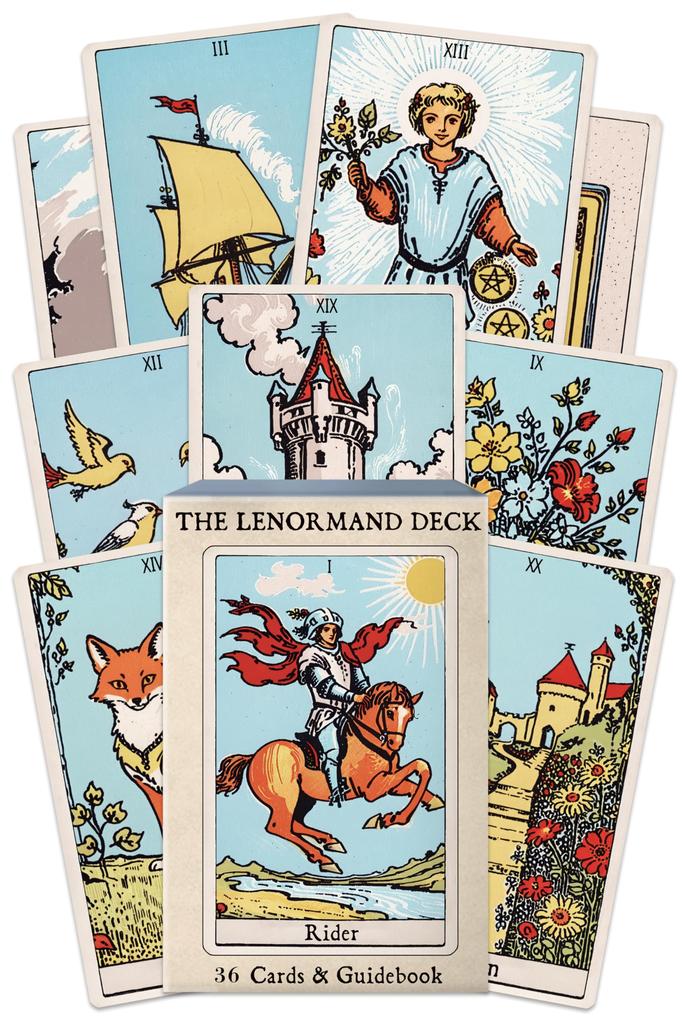 THE GOLDEN LENORMAND Golden Dawn Lenormand Rider Edition Cards with Japanese Instruction [Lenormand Manual]