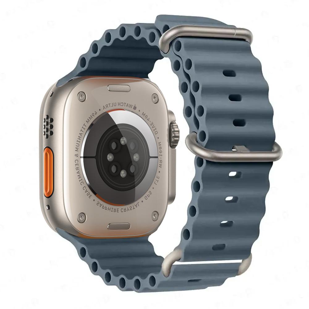 Ocean Band for Watch Ultra 3 Series 11 10 9 7 8 6 SE 49mm 45mm 46mm 42mm 44mm 40 41 Silicone Bracelet Correa iWatch Strap