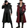 Men's Gothic Medieval Halloween Coat Jacket - Retro European & American Dark Outerwear