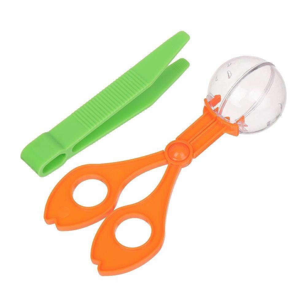 2Pcs/Set Plant Insect Catcher Set Plastic Nature Exploration Toy Kit Biology Study Tool Set  Kids