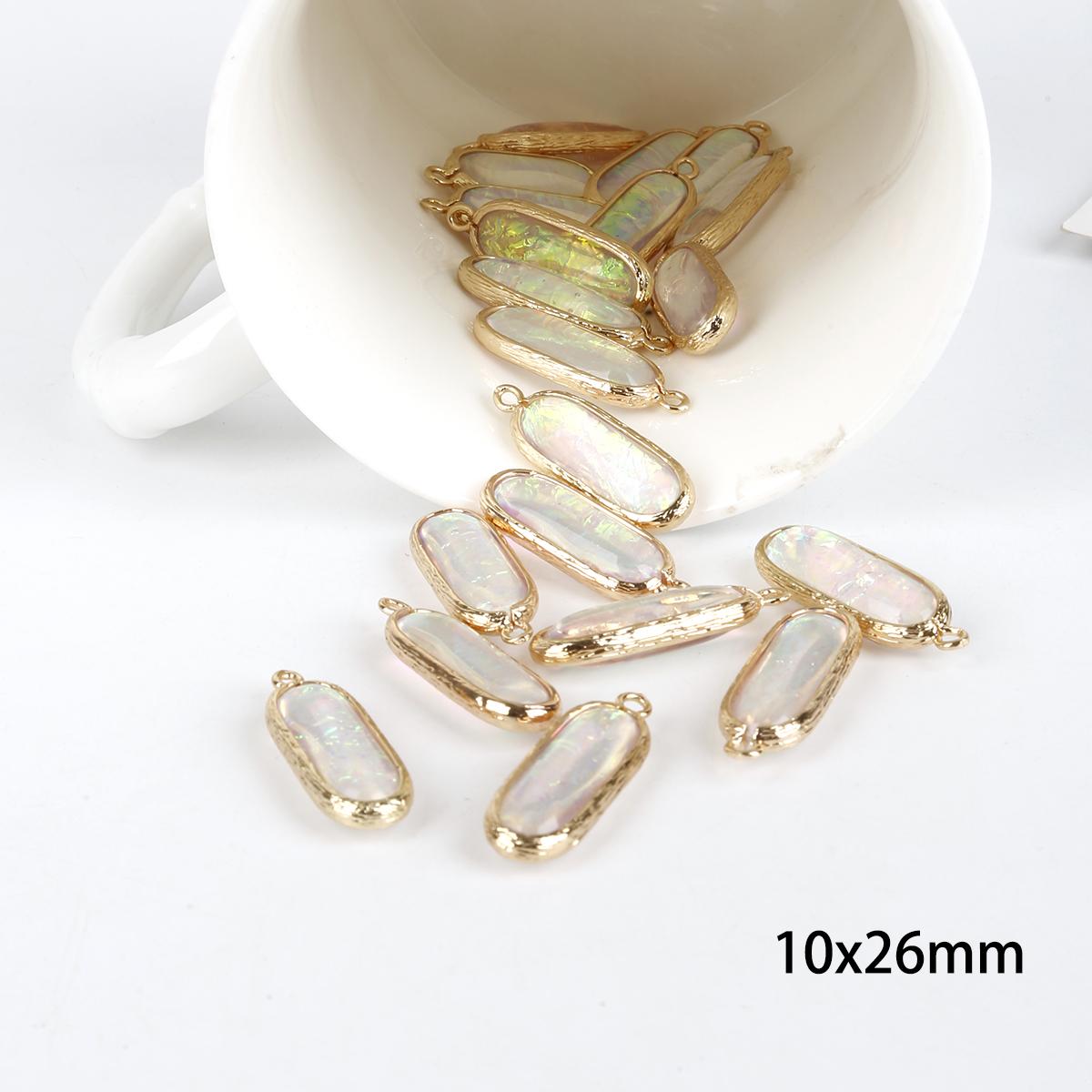 

2 шт. 10x26 мм двусторонняя подвеска в виде облака, длинная полоска, подвески в форме подвески для изготовления ювелирных изделий своими руками, аксессуары белый