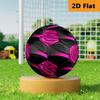 Black Neon Pink Size Soccer Ball High Elasticity Match Universal Unique Gift Magenta Fluid Swirl Soccer Ball Suitable For Both Training And Competitio