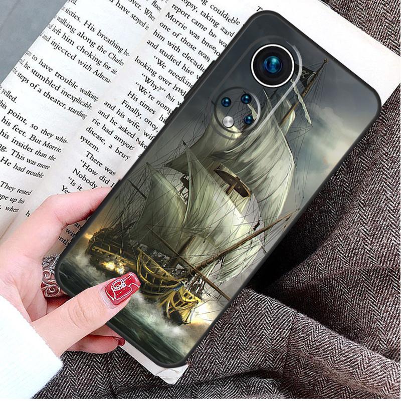 Sailing Pirate Ship Boat Case For Honor Magic 8 7 6 Pro Honor X9d X9c X9b X9a X8b X8c Win 50 70 90 200 400 Lite Cover