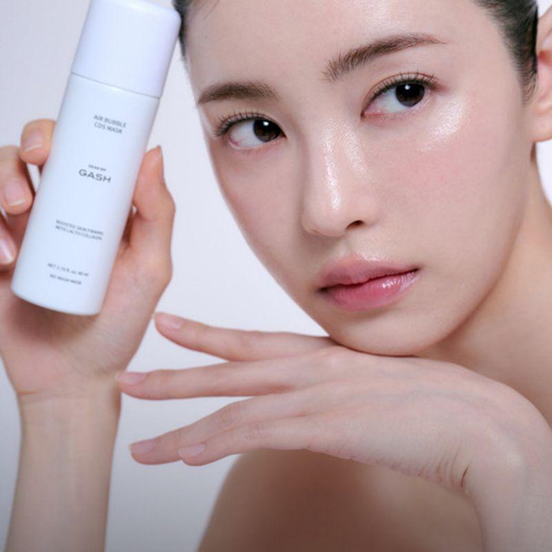 GearbyGASH [Хваджальмеок / Упругость и Сияние] 10-секундная микропузырьковая маска Лифтинг-буст / 150 доз Air Bubble CDS Mask