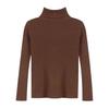 Women Bottom Sweater Turtleneck Long Sleeve Slim Fit Knitting Tops