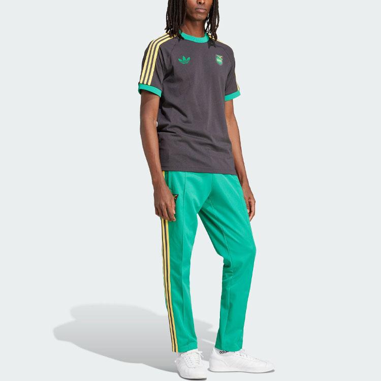 Adidas Originals Jamaica Adicolor 3-Stripes Tee Men Tops Black IT7807