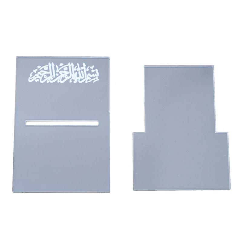 

Elegant Acrylic Rack Set for Fruit Biscuit Display as Eid Decoration Eid Islamic Gift for Celebration чистый