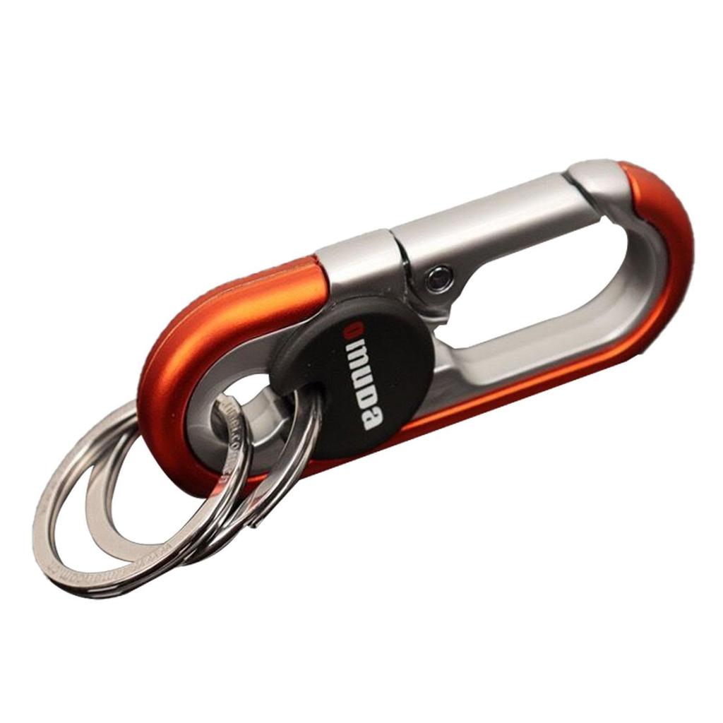 Key Carabiner | Mens Zinc Alloy Car Key Chain with Double Ring - Men's