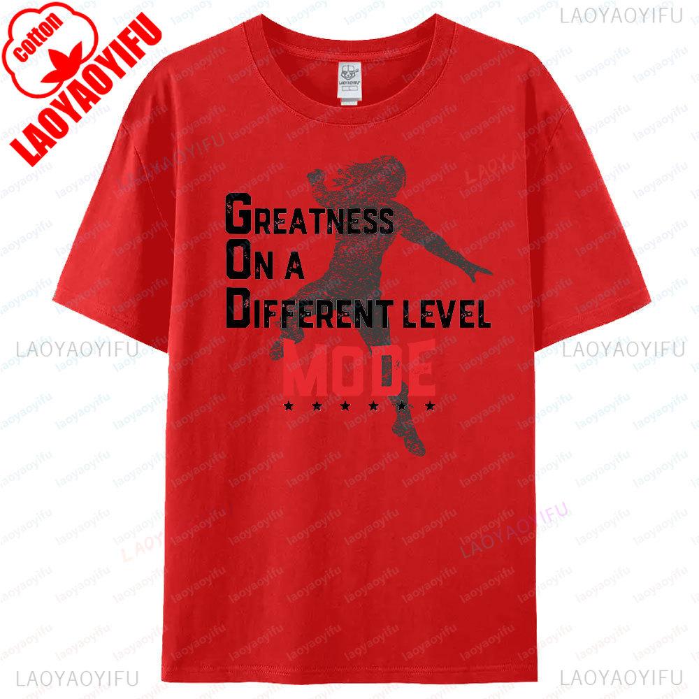 Greatness on A Different Level Mode T-Shirt Roman Reigns OTC Yeet T-Shirt Baumwolle Lässige Mode Locker Y2k Wrestling Fans T-Shirt