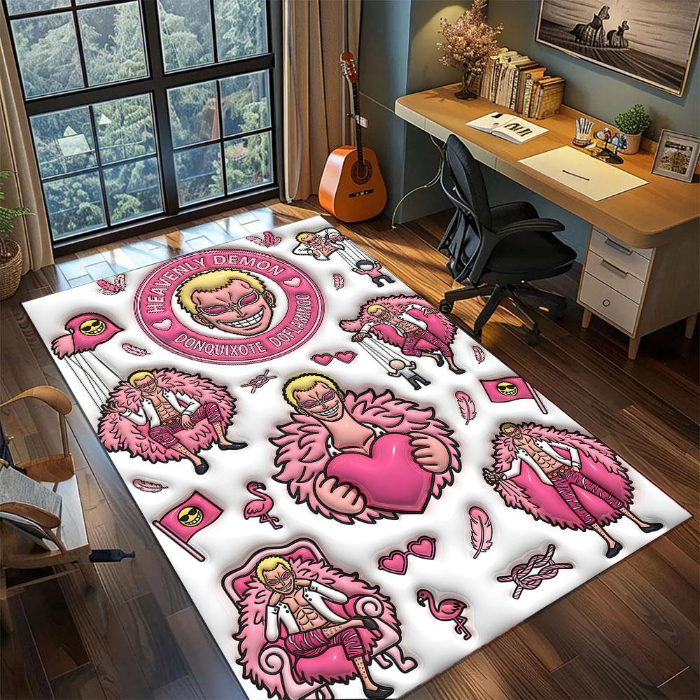 

OnePiece Play Floor Mat Carpet for Living Room Bedroom Home Decor Cool Movie 60x90cm