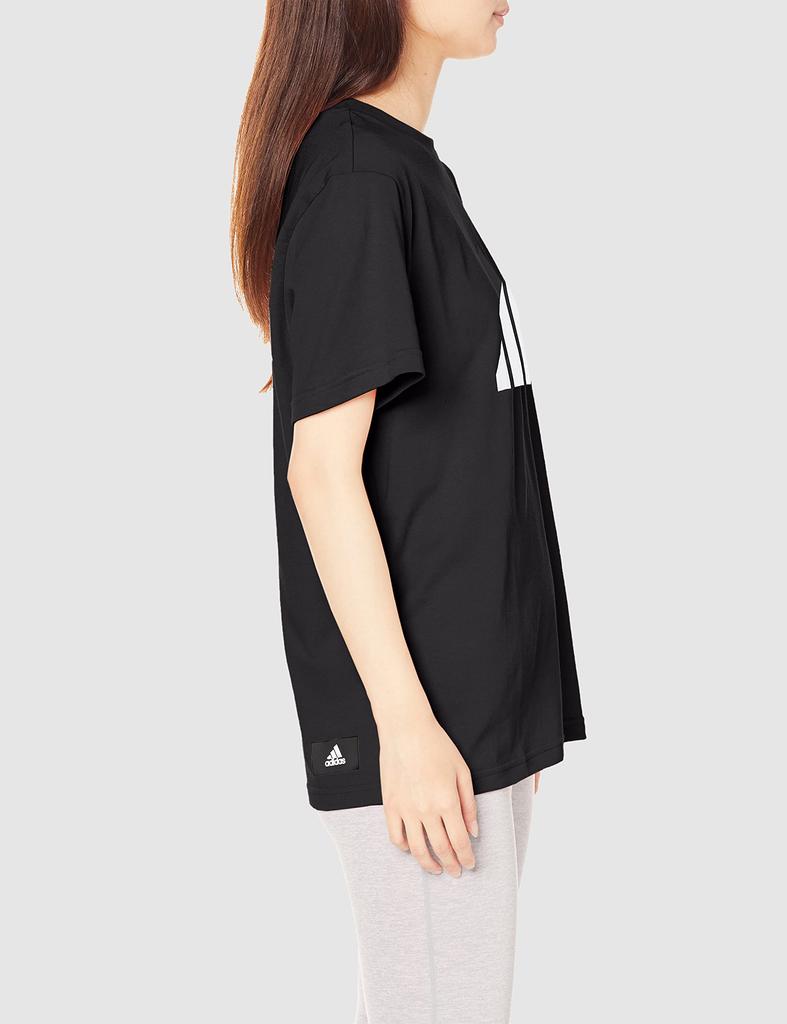 Adidas Sportovní oblečení s krátkým rukávem Future Icon Grafické logo s krátkým rukávem EKT22 Černá S Tričko Tričko Dámské (H24100)