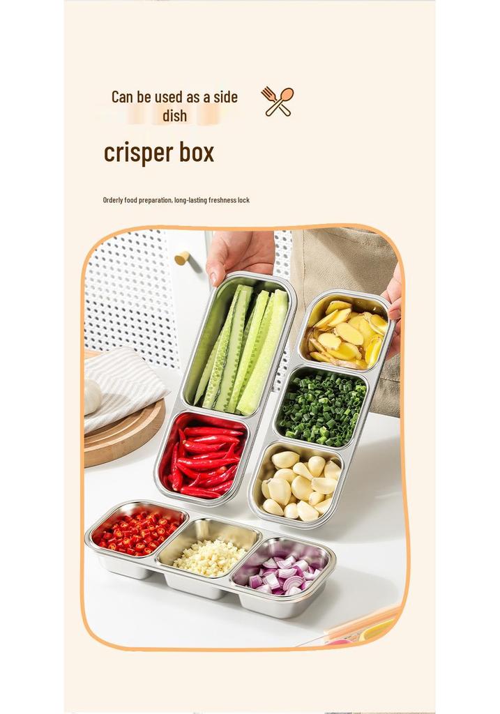316 Stainless Steel Compartment Lunch Box - Portable, Leakproof Bento for Meal Prep, Freezer Safe