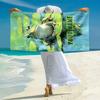 1PC Custom Name Frog Lily Pad Beach Towel Highly Absorbent And Sand-Resistant Towel for Swimming, Pool, Yoga, And Travel Lightweight