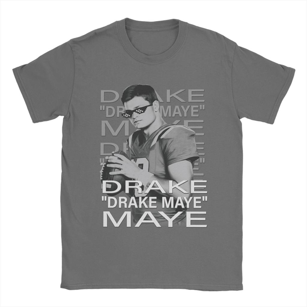 Men TShirt Drake Drake Maye Maye New England Patriots Funny Cotton Tees Short Sleeve  T Shirts Round Collar Tops Gift Idea