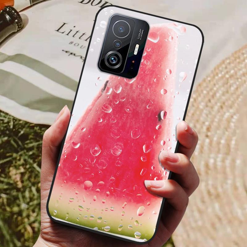 Für Xiaomi 11T Pro Hülle Für Xiaomi mi 11T Pro Hüllen Stoßfestes Silikon Weiches TPU Handy Rückseite Abdeckung Für Xiaomi 11T Pro Fundas