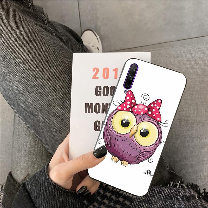 Husă de Telefon Drăguță cu Bufniță Cartoon și Inimi pentru Îndrăgostiți Pentru Huawei P50 Pro P30 P40 Lite P40Pro P20 lite P10 Plus Mate 20 Pro Mate20 X