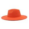 Stylish Cashmere Wide-Brim Felt Fedora Hat