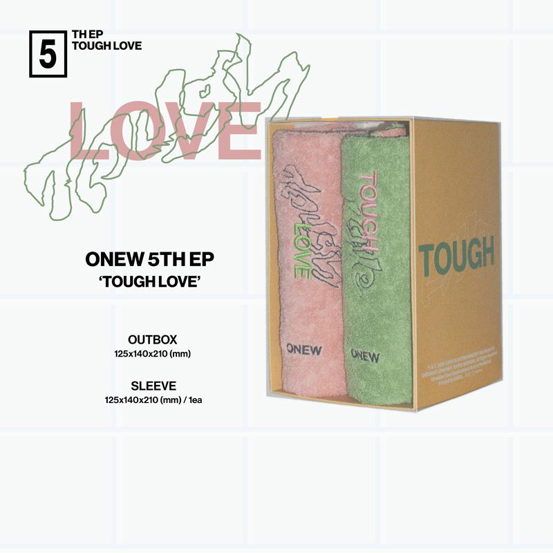 [PRE ORDER] ONEW (SHInee) – 5th Mini Album [TOUGH LOVE] (Towel Book Set Ver.)