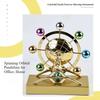 Earth Perpetual Motion Pendulum,Colorful Earth Perpetual Motion Machine Kinetic Art Sculpture Earth Pendulum Desktop Decor Model