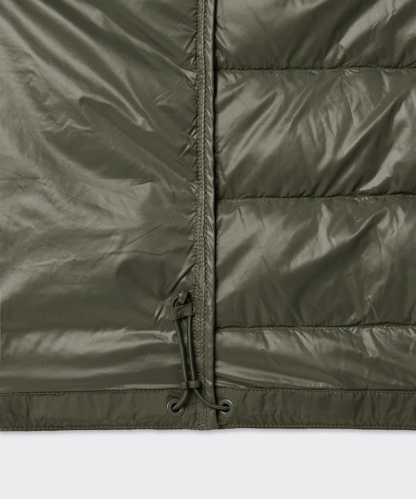 Musinsa Standard [City Leisure] Round Neck Light Down Jacket [Khaki]