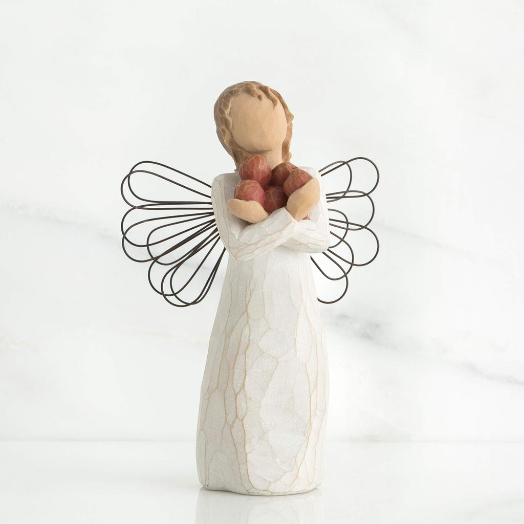 Willow Tree Angel Statue [Good Health] Stay Well, Get Well Gift, Apple Angel Figurine, Fairy Doll Sculpture
