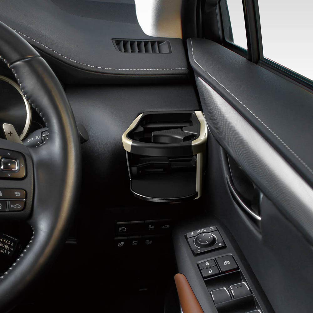 Tsuchiya Yac Car model specific item for Lexus 10 series NX Air conditioner drink holder for seat Black Length 17 x Width x Height cm (Tsuchiya Yac)