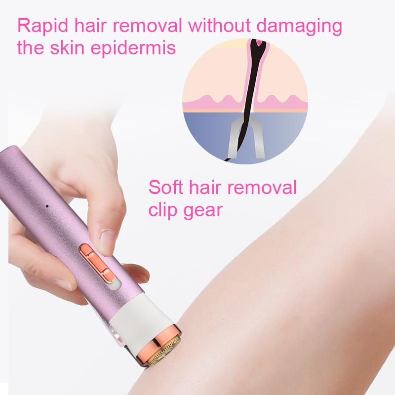 Rechargeable Portable Multifunction Painless Epilator for Face and Body Hair Removal Device Women Handheld Washable Hair Removal