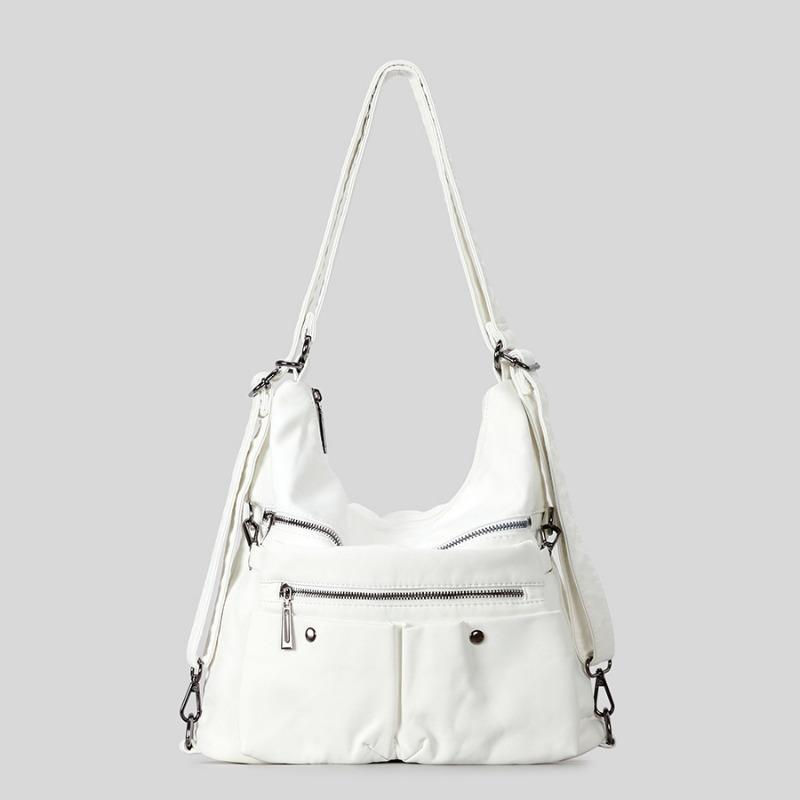 

Многокарманная мотоциклетная сумка, съемная сумка-тоут, рюкзак, сумка через плечо белый