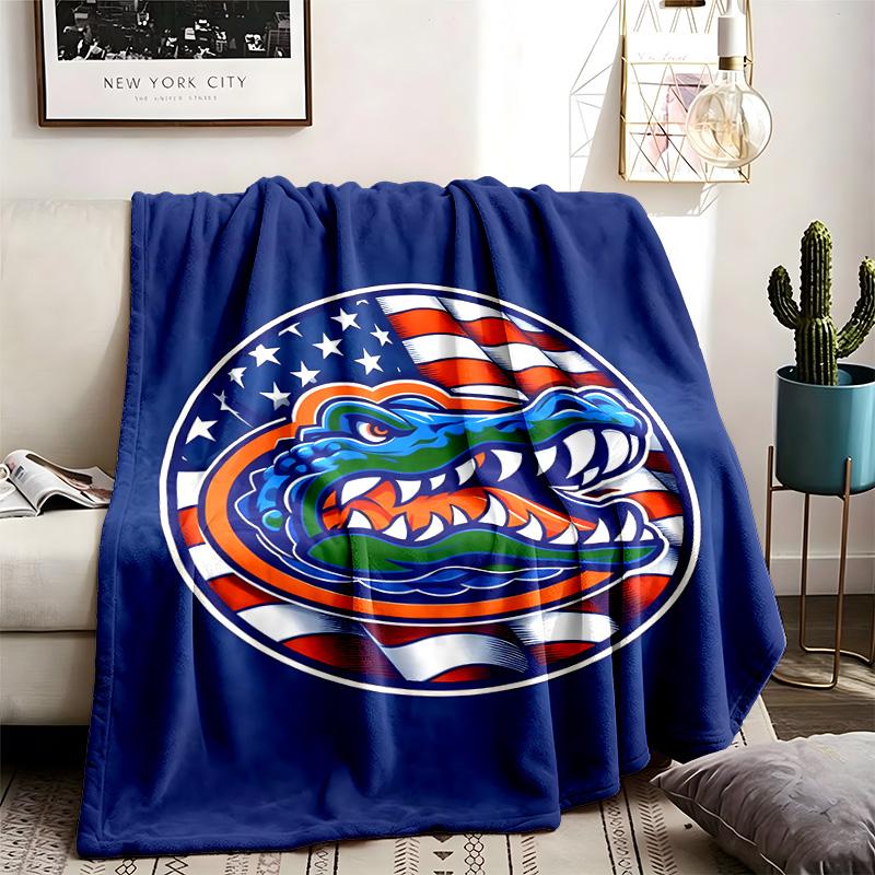Florida Gators Theme Personalized Outdoor Flannel Blankets Soft And Suitable For All Seasons Perfect For Sofas Beds And Camping